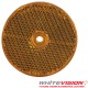 Round Retro Reflector Screw On 60mm - Amber Round Retro Reflector Screw On 60mm - Amber